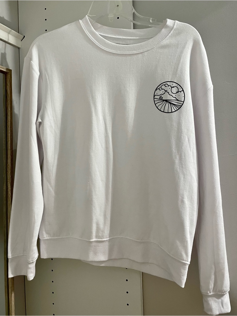 Bright White Desert Sweatshirt Pullover Miken Flow